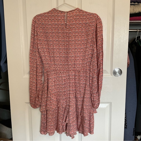 Maje Rilivia Floral-Print Ruffled Woven Mini Dress - Picture 3 of 5